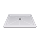 Glasstone shower base SMC solid white finish 4836