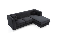 Delray G793B-SC Sofa Chaise ( 3 Boxes) , BLACK