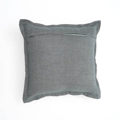 Linen Solid Cushion with Flanges-22 X 22 Inch