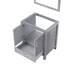 Distressed Grey Bath Vanity 30 in. W x 22 in. D, and 28 in. Mirror