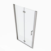 1 3/8" adjustment,universal pivot shower door, with 1/4" tempered glass finish 3672