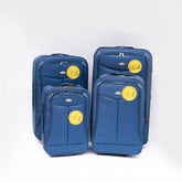 4-piece suitcase, suitcase blue
