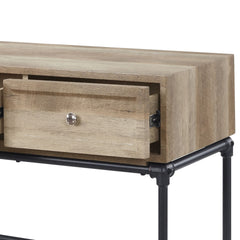 Mankato Oak and Sandy Black Sofa Table