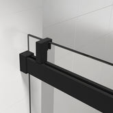 Top Rail Only, Stainless Steel Top Track with Buffer for Shower Door, 24D01P03-60MBX