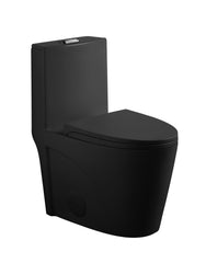 Matte Black, A set of Toiler Floor Bolts and Decorative Covers Only