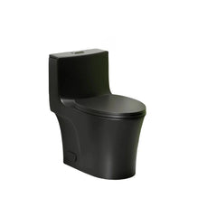 Matte Black, A set of Toiler Floor Bolts and Decorative Covers Only