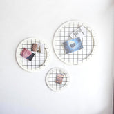 Talok Memory Board Wall Decor 3 Pieces, Black