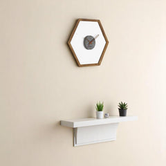 Tuva Wall Clock, Wooden Frame, Dore