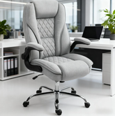 High-Back Office Chair, Adjustable Ergonomic Design for Home & Office