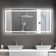 LED Mirror Light 72"×36" Bathroom,anti-Fog & Dimming Led Bathroom Vanity Mirror