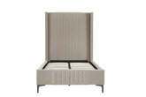 Twin Bed in Rustic Taupe