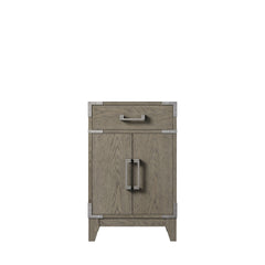 Grey Oak Single Bath Vanity 20 in. W x 18 in. D
