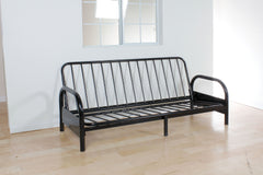 Alfonso Black Finish Adjustable Sofa Frame (Cushion not included)