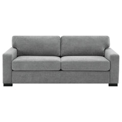Vicente Grey Upholstered Sofa Sleeper with Queen Mattress