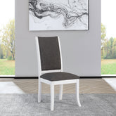 Tyler Pearl White Upholstered Dining Side Chair (Set of 2)