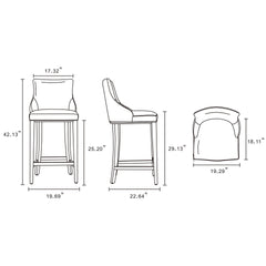 Barstool in Tan