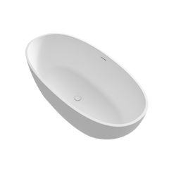 55" solid surface soaking bathtub
