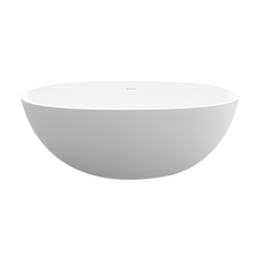 55" solid surface soaking bathtub