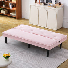 This 66-inch corduroy sofa bed can flexibly adapt to the living room, apartment and bedroom, and it can switch between the two comfortable forms.
