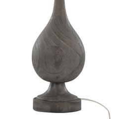 Cipolla Poly 29" Farmhouse Polyresin Table Lamp in Acid Griffin Wood Polyresin, Antique Soft Brass and Natural Linen Shade from Grandview Gallery by LumiSource - Set of 2