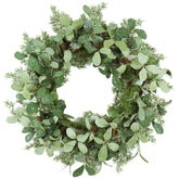 D24" Foliage/Cedar Wreath, Green