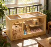 Hamster Cage,Extra Large Wooden Hamster Cage
