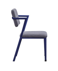 Cargo Gray Fabric & Blue Finish Office Chair