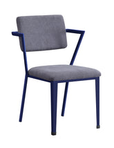 Cargo Gray Fabric & Blue Finish Office Chair