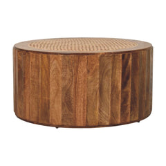 Artisan Furniture Solid Wood Rivera Rattan Coffee Table