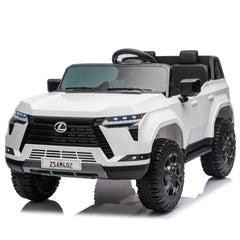Lexus GX550 24V 2-Seater Kids Ride On Car W/ PC 2.4G, High Chassis and Anti-Slip Grip wheels, Four-wheel Suspension, LED light, Bluetooth&MP3 Music, Speed up to 3.73 MPH for Kids Aged 3-8