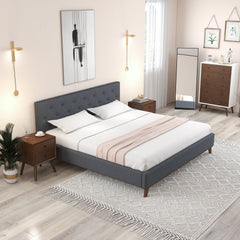 Graceville King Fabric Platform Bed
