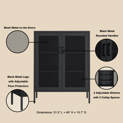 Accent Cabinet in Black