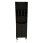 H Bar Cabinet Silhill, Living Room, Black