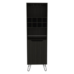 H Bar Cabinet Silhill, Living Room, Black