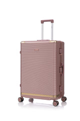 Luggage set PC+aluminum 20/24/28 inch three models set, stylish aluminum frame password lock luggage, suitable for travel suitcases and suitcases