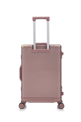 Luggage set PC+aluminum 20/24/28 inch three models set, stylish aluminum frame password lock luggage, suitable for travel suitcases and suitcases