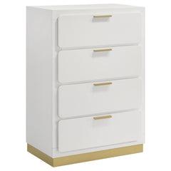 Sophia White 4-drawer Chest