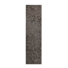 Step Collection High-Low Brown Indoor Runner Rug, 2'2''x8', Modern, Contemporary, Geometric, Bohemian, Bedroom, Kitchen, Living Room, Hallway, Non Shedding Carpet
