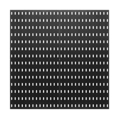 Pegboard Combination Kit 11 x 11" Plastic Pegboard 4 Panels Wall Organizer Black