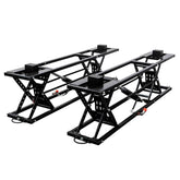 Portable Car Lift - 7,000 LBS Capacity, 26.8" Max Height, Heavy-Duty Quick Jack with Locking Levers, Wheels & 120V Power Unit for Cars, SUVs, Trucks