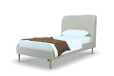 Twin Bed in Cream and Gold