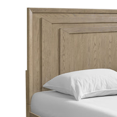 Caramel and Cocoa King Panel Bed