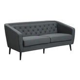 Mid-Century Modern Loveseat Sofa-3-Seater Accent Sofa for Living Room Small Space