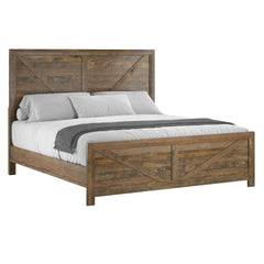 Brown King Bed
