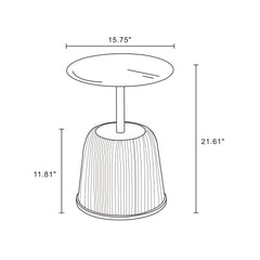 End Table in Gray