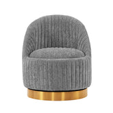 Swivel Lounge Chair in Gray