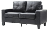 Newbury G463A-L Modular Loveseat , BLACK