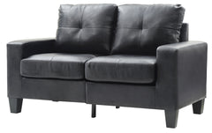 Newbury G463A-L Modular Loveseat , BLACK