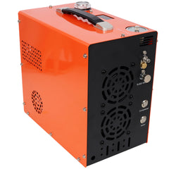 PCP Air Compressor, 4500PSI/30Mpa Portable PCP Airgun Compressor Built-in Water and Fan Cooling System, Auto-Stop; DC12V/AC120V Paintball Tank Compressor for Air Rifle, Diving Bottle