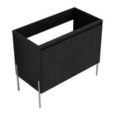 36" Freestanding Bathroom Vanity, Storage Cabinet with Soft Closed Doors (KD-Package)-Excluding Sink